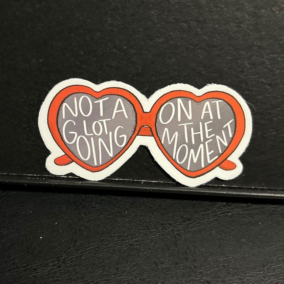 Other - RED SUNGLASSES QUOTE STICKER